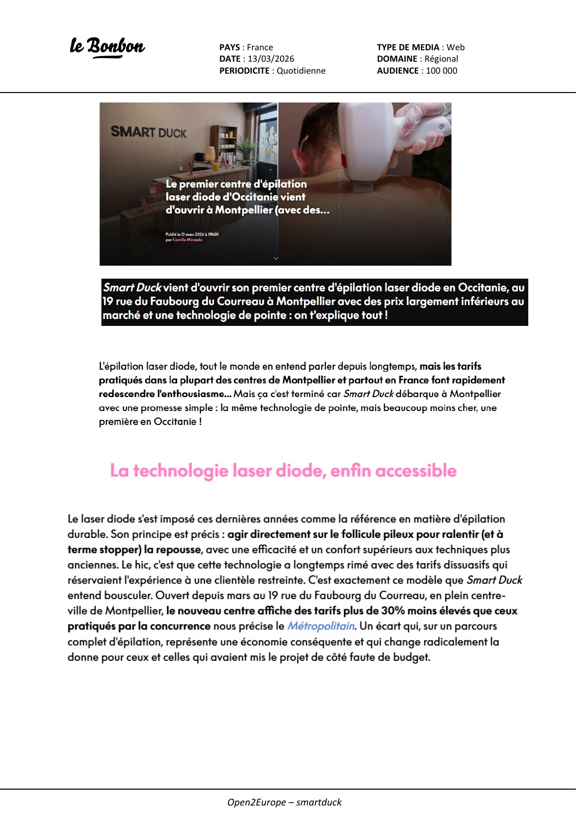 Article de presse, page 1