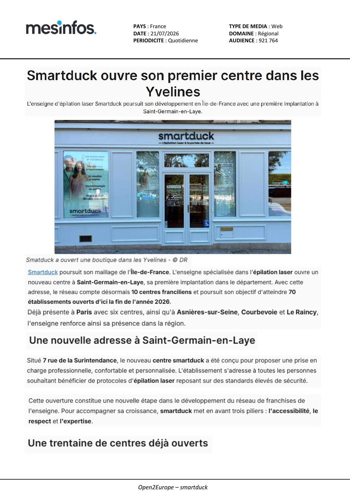 Article de presse, page 1