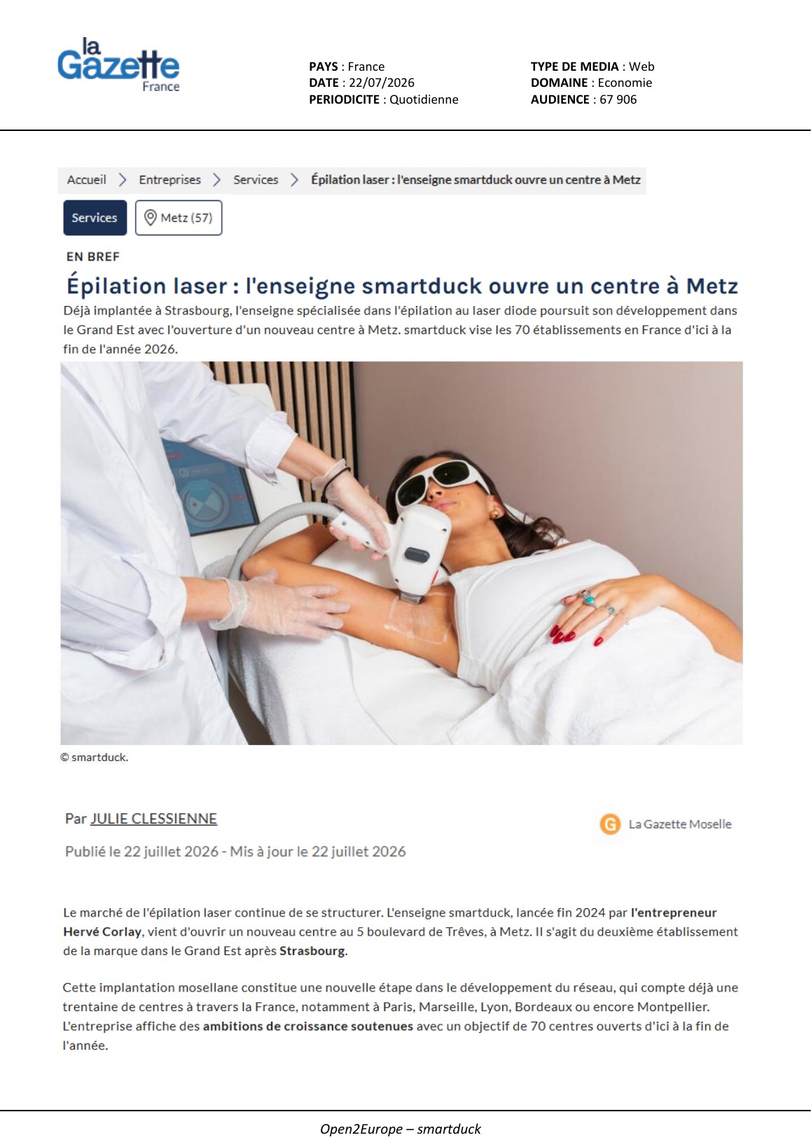 Article de presse, page 1